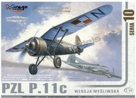 Bojové lietadlo PZL P.11C. Poľovnícka verzia.