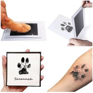 PAW PRINT PSA MAČKA PET Atrament na tlapku Black Paint L Set PAW PRINT PSA MAČKA PET Atrament na tlapku Black Paint L Set