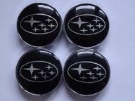 4x Stredové krytky Emblémy na disky SUBARU 60 mm čierne 4x Stredové krytky Emblémy na disky SUBARU 60 mm čierne