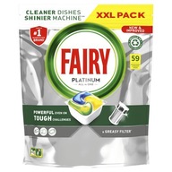 Fairy Platinum kapsule do umývačky riadu LEMON 59ks