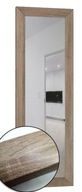VEĽKÉ Zrkadlo v MDF ráme 120x40 dub sonoma hľuzovka VEĽKÉ Zrkadlo v MDF ráme 120x40 dub sonoma hľuzovka