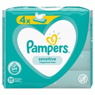 Pampers Sensitive vlhčené obrúsky 4x 52 ks. Pampers Sensitive vlhčené obrúsky 4x 52 ks.