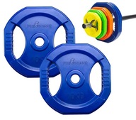 Sada závažia 2x10 kg Liatinové platne 20 kg 2 ks Sada závažia 2x10 kg Liatinové platne 20 kg 2 ks