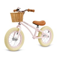 Ľahký balančný bicykel Kidwell CLASSY s košíkom, nafukovacími kolesami