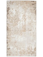 Koberec Moderný Rugged Béžový Zlatý Mäkký Koberec Módny Loft 80x150 Koberec Moderný Rugged Béžový Zlatý Mäkký Koberec Módny Loft 80x150