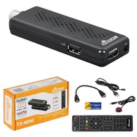 DVB-T2 HEVC tuner, TV dekodér T2-MINI USB 5V Signál