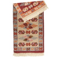 Koberec Kilim Obojstranný koberec Boho 60x120 cm bordový Koberec Kilim Obojstranný koberec Boho 60x120 cm bordový