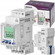 Elektronický časovač so 100 programami, 1 výstup 16A/230V ORNO Elektronický časovač so 100 programami, 1 výstup 16A/230V ORNO