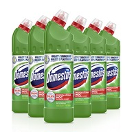 Domestos borovica čerstvá čistiaca kvapalina WC napájacia súprava 6x750 ml Domestos borovica čerstvá čistiaca kvapalina WC napájacia súprava 6x750 ml
