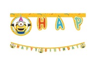 Happy Birthday Minions narodeninový banner Happy Birthday Minions narodeninový banner