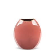 Sibel dekoratívna váza 14X7X16Cm Tmavoružová