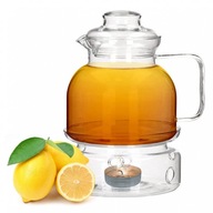 TERMISIL žiaruvzdorná sklenená kanvica s ohrievačom 1,5L, rovná TERMISIL žiaruvzdorná sklenená kanvica s ohrievačom 1,5L, rovná