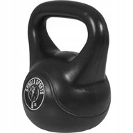 KETTLEBELL 6 KG Gorilla Sports ČIERNY vinyl KETTLEBELL 6 KG Gorilla Sports ČIERNY vinyl