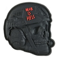 BATCH War is Hell M-Tac SKULL 3DC VELCRO BLACK