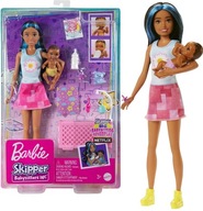 BARBIE BABY SITTER SPIACI DIEŤA NA SPAŤ + BABY HJY34 BARBIE BABY SITTER SPIACI DIEŤA NA SPAŤ + BABY HJY34