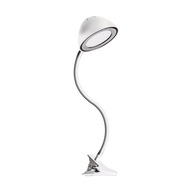 Lampa na čítanie s LED klipom 4W biela RONI