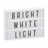 Svietidlo s písmenami LIGHTBOX LED A4 WHITE