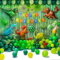 BALÓNY BALÓNOVÁ GARLANDA DINOSAURS MEGA SET 9 DINOSAUROV NARODENINOVÝ PANAN