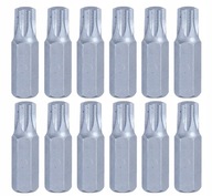 KING TONY Bit 10mm TORX hrot T45 x 36mm 12 ks. KING TONY Bit 10mm TORX hrot T45 x 36mm 12 ks.