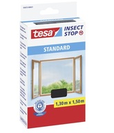 TESA štandardná okenná moskytiéra 130x150cm čierna