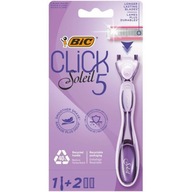 Bic Click Soleil 5 Dámsky holiaci strojček, 2 kazety Bic Click Soleil 5 Dámsky holiaci strojček, 2 kazety