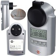 ČASOVAČ PROGRAMÁTOR DIGITÁLNY SPÍNAČ LCD ČASOVAČ ELEKTRONICKÉ HODINY IP44 ČASOVAČ PROGRAMÁTOR DIGITÁLNY SPÍNAČ LCD ČASOVAČ ELEKTRONICKÉ HODINY IP44