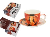 Šálka na espresso s podšálkou - A. Modigliani, Žena s klobúkom (CARMAN Šálka na espresso s podšálkou - A. Modigliani, Žena s klobúkom (CARMAN
