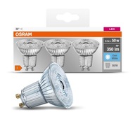 LED žiarovka PAR16 4,3W 50W 4000K GU10 Osram 3 ks.