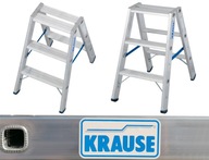 Obojstranný rebrík Krause Stabilo 2x4 schodíky