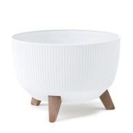 Kvetináč Obal na kvetináč ROMA JUMPER REC 40 White Kvetináč Obal na kvetináč ROMA JUMPER REC 40 White