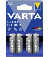 VARTA ULTRA LITHUM AA LR6 LÍTIOVÉ BATÉRIE 4 KS. VARTA ULTRA LITHUM AA LR6 LÍTIOVÉ BATÉRIE 4 KS.