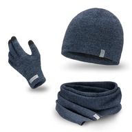 Pánsky SET ČIAPKA, ŠÁLKA, RUKAVICE dotyk Pánsky SET ČIAPKA, ŠÁLKA, RUKAVICE dotyk