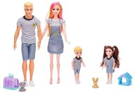 Hračky pre deti Rodinné bábiky do domčeka Woody Hračky pre deti Rodinné bábiky do domčeka Woody