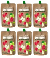 OWOLOVO EKODOBRO JABLKO, MALINA, BIO PĚNA 6x200g 6BAL. OWOLOVO EKODOBRO JABLKO, MALINA, BIO PĚNA 6x200g 6BAL.