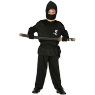 OUTFIT NINJA rytier bojovník čierny 140-146 cm OUTFIT NINJA rytier bojovník čierny 140-146 cm