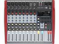 NOVOX M10 8-kanálový USB Bluetooth audio mixpult