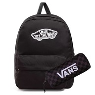 Set školský batoh Vans Old Skool Classic čierny + peračník čierny/uhľový Set školský batoh Vans Old Skool Classic čierny + peračník čierny/uhľový
