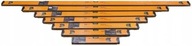 MAGNETICKÁ LEVEL SET 7 KS 40-200cm ALU MAGNETICKÁ LEVEL SET 7 KS 40-200cm ALU