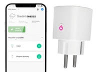ELEKTRICKÁ ZÁSUVKA WIFI KONTAKT SMART ZÁSTRČKA OVLÁDANÁ TELEFÓNOM 230V ELEKTRICKÁ ZÁSUVKA WIFI KONTAKT SMART ZÁSTRČKA OVLÁDANÁ TELEFÓNOM 230V