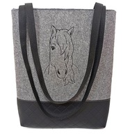 A4 shopper taška s koníkom so zipsom koníka k A4 shopper taška s koníkom so zipsom koníka k