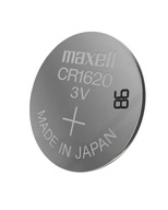 LÍTIOVÁ BATÉRIA MAXELL CR 1620 VYROBENÁ V JAPONSKU LÍTIOVÁ BATÉRIA MAXELL CR 1620 VYROBENÁ V JAPONSKU