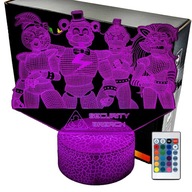 Fnaf Security Breach 3D LAMP LED nočné svetlo Fnaf Security Breach 3D LAMP LED nočné svetlo