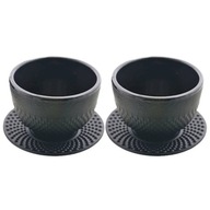 Liatinové šálky na čaj + podšálky BLACK KYOTO 4e Liatinové šálky na čaj + podšálky BLACK KYOTO 4e