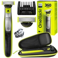 SHARVER KLIÉR NA TVÁR PHILIPS ONEBLADE 360 TRIMER KUFRE 5 v 1 SHARVER KLIÉR NA TVÁR PHILIPS ONEBLADE 360 TRIMER KUFRE 5 v 1