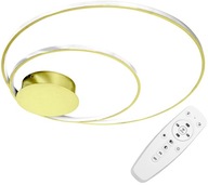 LED STROPNÉ SVIETIDLO L.ZLATÉ DIAĽKOVÉ okrúhle LED STROPNÉ SVIETIDLO L.ZLATÉ DIAĽKOVÉ okrúhle