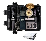 MILITARY SURVIVAL SURVIVAL SET VEĽKÁ + LED Nôž MILITARY SURVIVAL SURVIVAL SET VEĽKÁ + LED Nôž