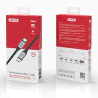 UNITEK KÁBEL USB-C 3.1 gen1 4K 60Hz QC PD 100W 2m UNITEK KÁBEL USB-C 3.1 gen1 4K 60Hz QC PD 100W 2m