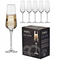 AVANTGARDNÉ POHÁRE NA ŠAMPANSKÉ PROSECCO KROSNO 6 x 180 ml KROSNO AVANTGARDNÉ POHÁRE NA ŠAMPANSKÉ PROSECCO KROSNO 6 x 180 ml KROSNO