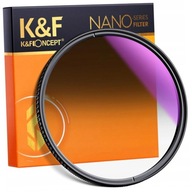 K&F POLOVIČNÝ FILTER sivý NanoX GND8 Soft 62mm