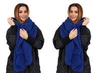 DLHÝ TEPLÝ ŠÁL POLAND PROD CORNFLOWER 2249